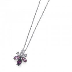 Colgante Take Rodio Violet