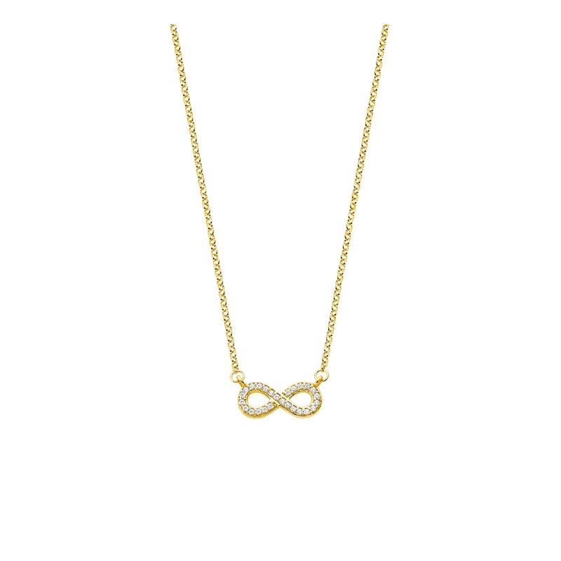 Collar Lotus Silver Infinito Dorado LP1859/1/2