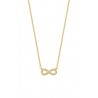 Collar Lotus Silver Infinito Dorado LP1859/1/2