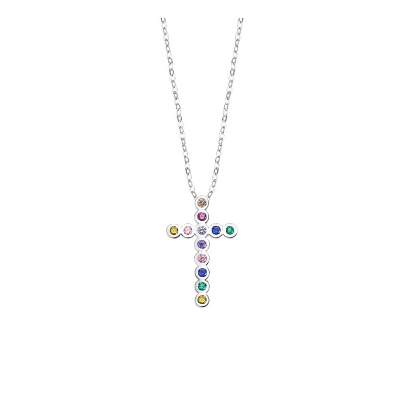 Collar Lotus Silver Cruz LP3248/1/1