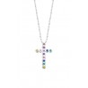 Collar Lotus Silver Cruz LP3248/1/1