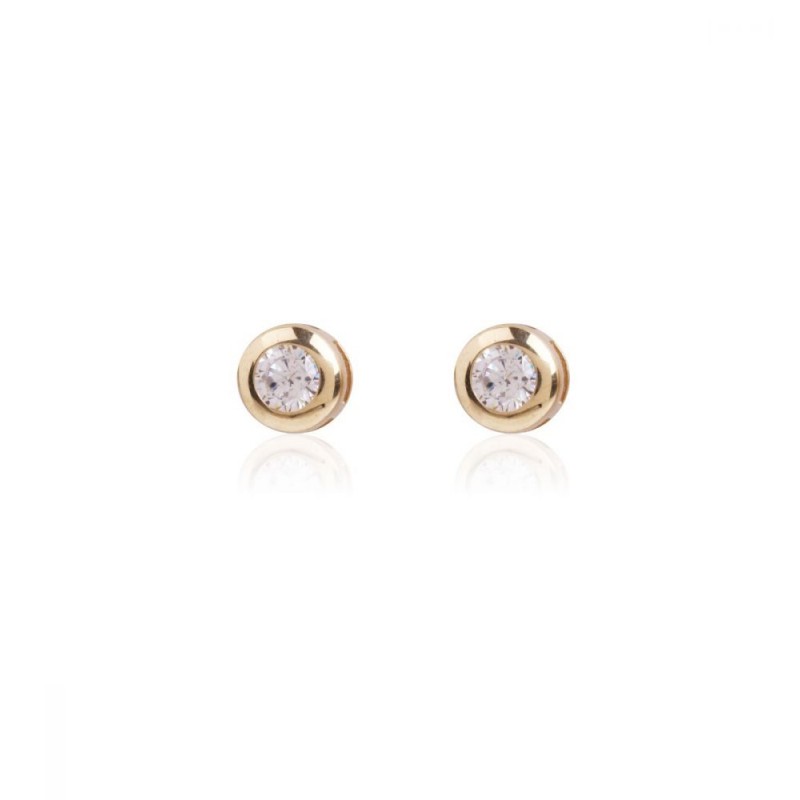 Pendientes Chatón Oro 9KT