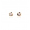 Pendientes Chatón Oro 9KT