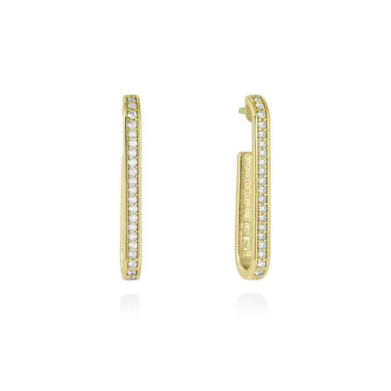 Pendientes Wynn en Plata Dorada