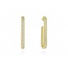 Pendientes Wynn en Plata Dorada
