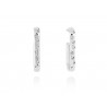 Pendientes Criolla cuadrada en Plata