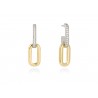 Pendientes Hilton en Plata Dorada
