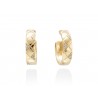 Pendientes Argollas Daria en Plata Dorada