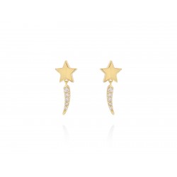 Pendientes Comette en Plata...