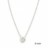 COLLAR CHATÓN CIRCONITA PLATA 925