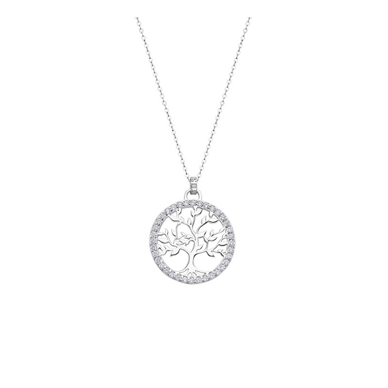 COLLAR ARBOL VIDA LOTUS SILVER LP1746-1/1 PLATA