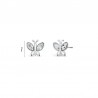 PENDIENTES MARIPOSA DULCE CRISTAL