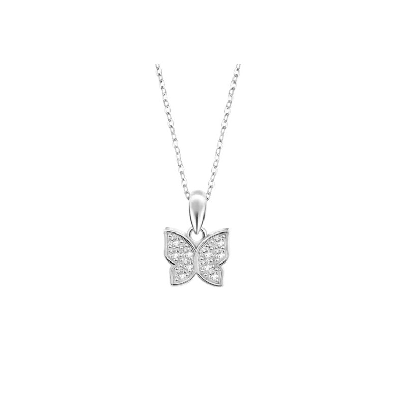 LOTUS SILVER (925) MARIPOSA COLLAR LP3051-1/1, MUJER