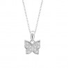LOTUS SILVER (925) MARIPOSA COLLAR LP3051-1/1, MUJER