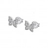 PENDIENTES MARIPOSA LOTUS SILVER PURE ESSENTIAL LP3051-4/1 PLATA, MUJER