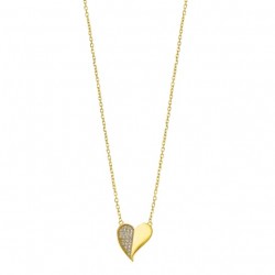 COLLAR CORAZÓN LOTUS SILVER...