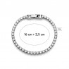 PULSERA BRILLANTE 3MM DORADO