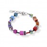 Pulsera Coeur De Lion GeoCUBE® arcoiris multicolor 2838/30-1520