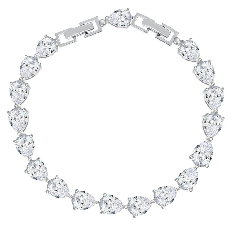 PULSERA GOTAS BLANCAS