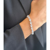 PULSERA GOTAS BLANCAS