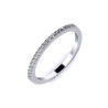 ANILLO ALIANZA DIAMANTES, 18KT ORO