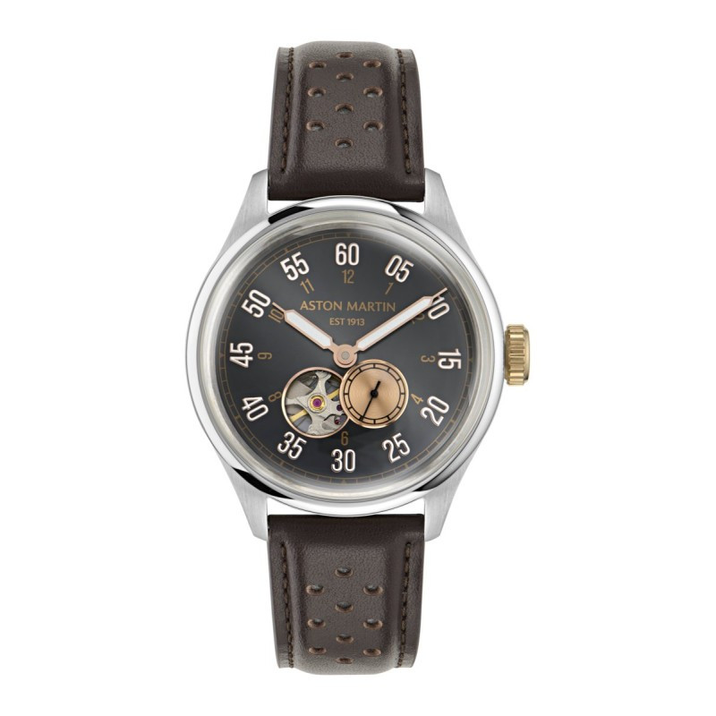 RELOJ ASTON MARTIN F1 PLATEADO & NEGRO AUTOMÁTICO, HOMBRE MTTS1F501
