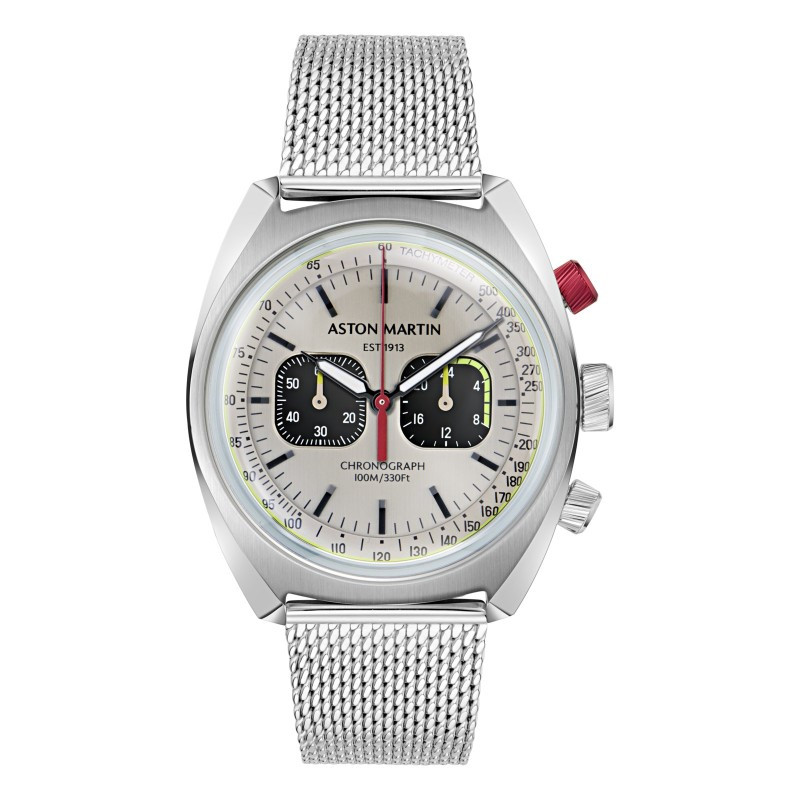 RELOJ ASTON MARTIN TIMELESS PLATEADO CRONÓGRAFO HOMBRE MTTS2F501