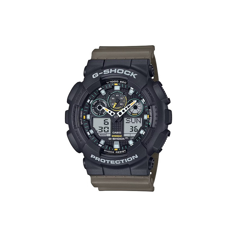 RELOJ CASIO G-SHOCK, HOMBRE GA-100TU-1A3E