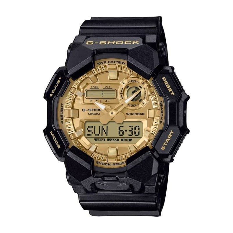 CASIO G-SHOCK NEGRO/DORADO GA-010GGB