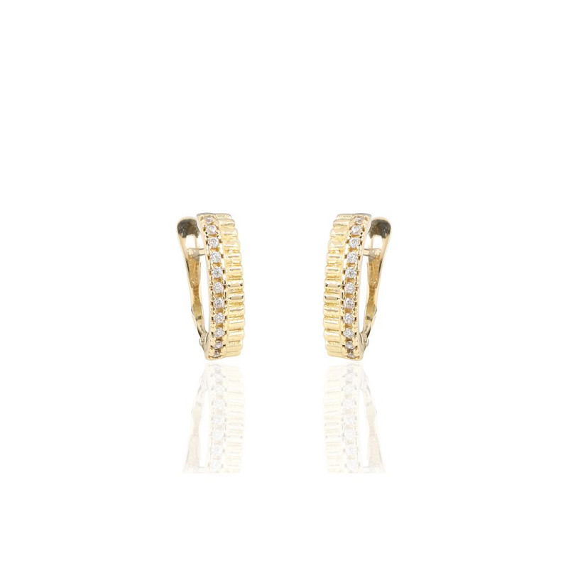 PENDIENTES ORO 18KT (750) CIRCONITAS