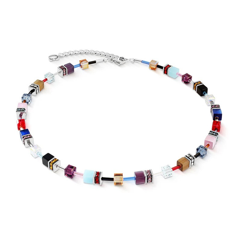 Collar Coeur de Lion icónico GeoCUBE® Multicolor Energy 2838/10-1592