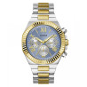 RELOJ GUESS EQUITY GW0703G3 BICOLOR CELESTE
