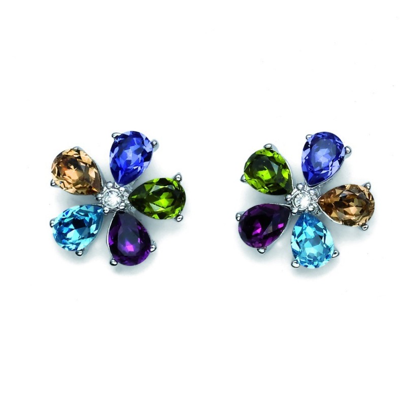 Pendientes Flor Multicolor
