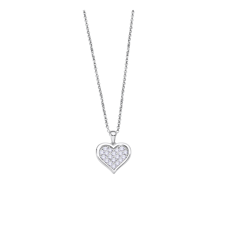 Collar Lotus Silver Corazón LP3125-1/1